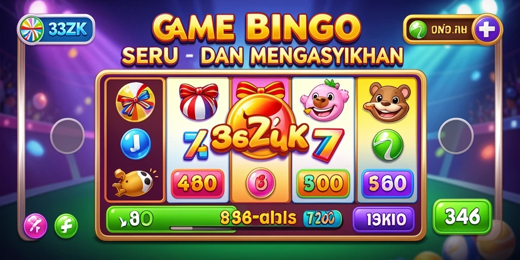 Screenshot menampilkan gameplay seru Bingo di 33ZK.