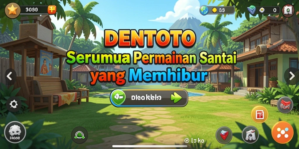 Tampilan gameplay DENTOTO yang seru dan menarik perhatian.