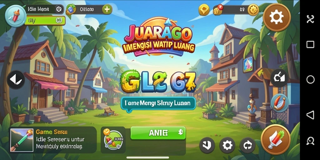 Menampilkan gameplay JUARAGO yang menarik dan interaktif.