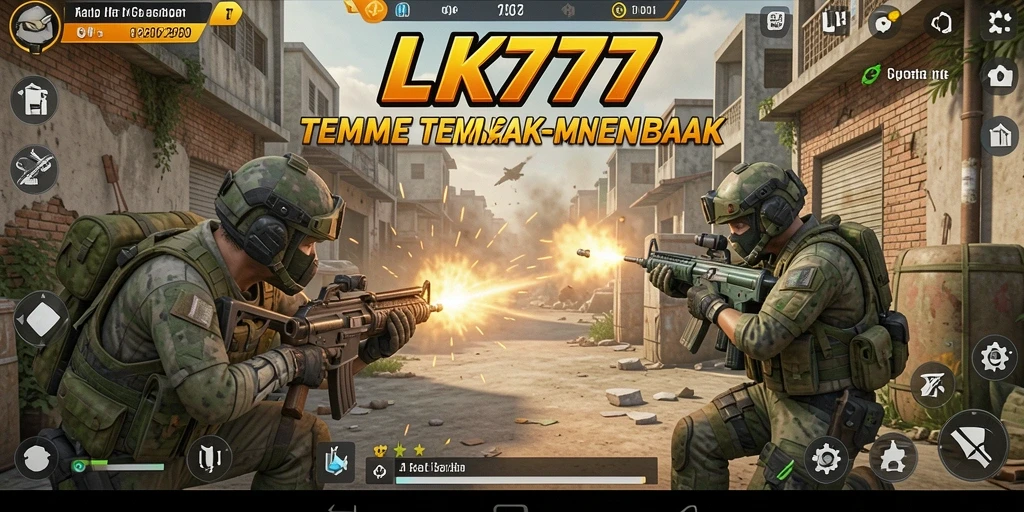 Tampilan gameplay seru dalam pertempuran TPS di LK777.