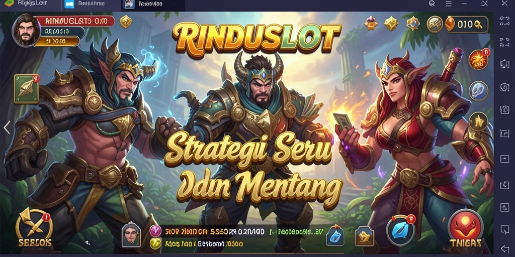 Tangkapan layar RINDUSLOT yang menampilkan gameplay strategis yang mendebarkan.