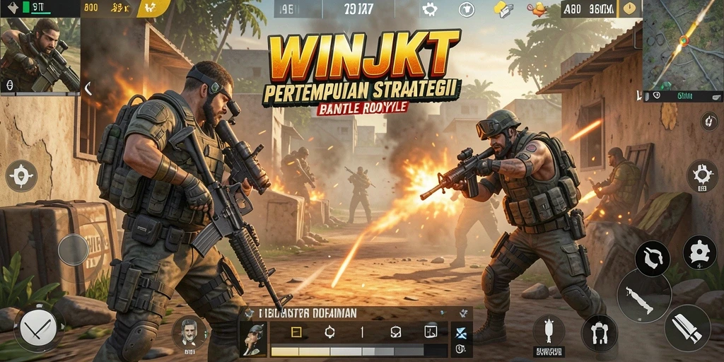 Tangkapan layar dari gameplay menegangkan di WINJKT.